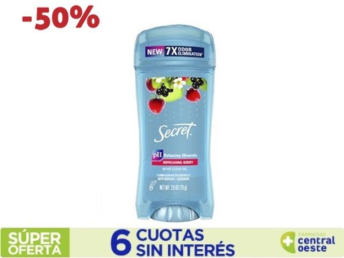 Antitranspirante Secret Gel Fresh Boho Berry x73gr