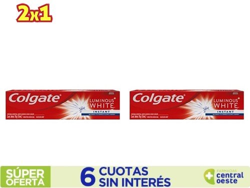 Pasta Dental Colgate Luminous White Instant x70gr