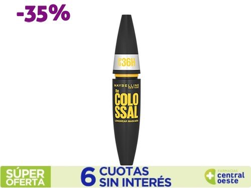 Mascara De Pestañas Maybelline Colossal 36h WTP