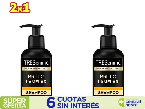 Shampoo Tresemme Brillo Lamelar x500ml