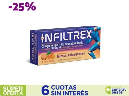 Suplemento Dietario Infiltrex Comp x 30