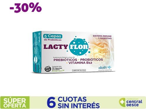 Lactyflor Pobioticos 30 cap