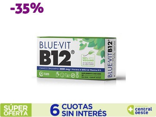 Suplemento Dietario Blue-Vit B12 Anana Masticable x20cmp