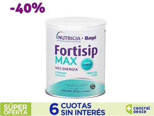 Fortisip Max Suplemento Nutricional Vainilla x350g