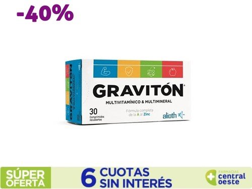 Gravitón Suplemento Vitamínico x30Com