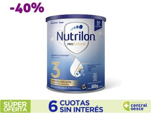 Leche Infantil Nutrilon Etapa 3 Profutura Polvo x 800Grs 