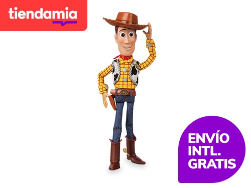 Figura de acción interactiva parlante de Woody de Disney, Toy Story