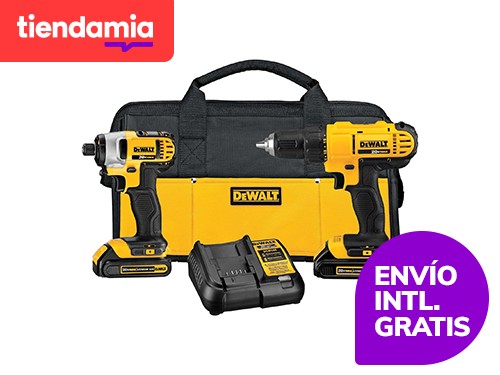 Taladro y destornillador de impacto inalámbricos DEWALT de 20 V MAX