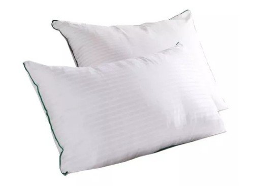 Almohada Alcoyana Clasica 70x40 Suave Fibra Siliconada