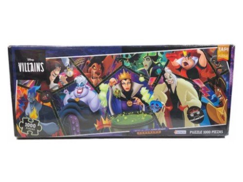 Rompecabeza Puzzle 1000 pz Disney Villanos Tapimovil