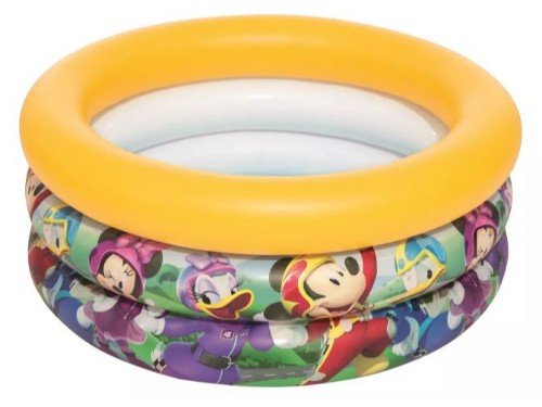 Pileta Inflable Mickey Carrera 3 Anillos 70cm X 30 cm Bestway