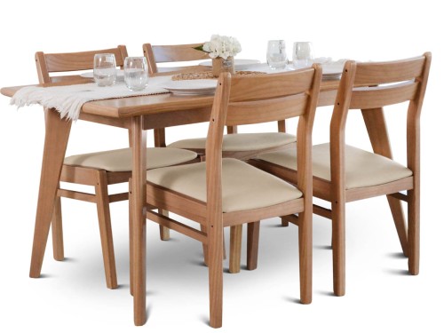 Juego de Comedor Mesa Docta con 4 Sillas Docta Sunny Espácity