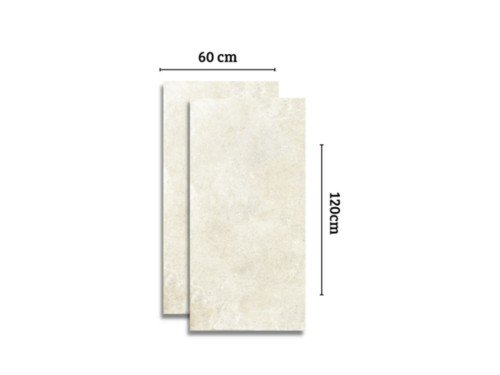 Porcelanato Ilva Limestone Off White OUT 60x120 Piedra Blanca Mate