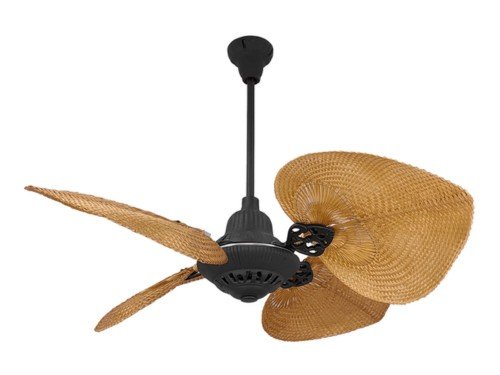 Ventilador con palas de hojas / fibras naturales WINDLUX® Florencia