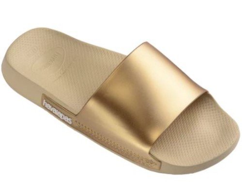 Sandalias Havaianas mujer slide classic metallic