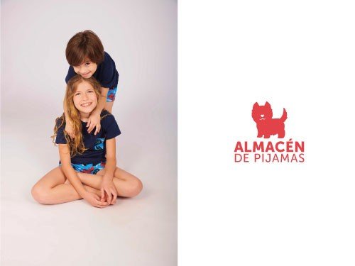 Conjunto Pijama Kids Short y Manga Corta Azul | Almacén de pijamas