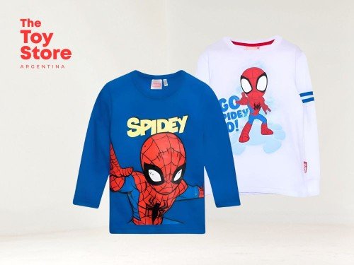 REMERA MARVEL 80 OFF SEGUNDA UNID SPIDERMAN LICENCIA OFICIAL