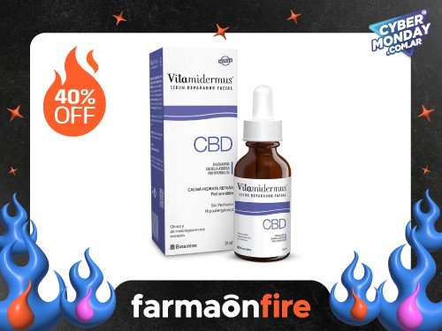 VITAMIDERMUS - Serum cbd reparador facial 20 ml