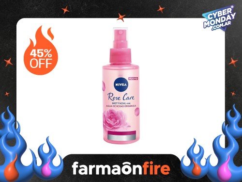 NIVEA - Mist facial refrescante en spray rose care 150 ml