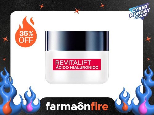 LOREAL PARIS - Crema facil día revitalift ácido hialurónico 50 ml