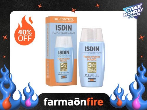 ISDIN - Fotoprotector fusion water magic 5 stars fps50+ 50 ml