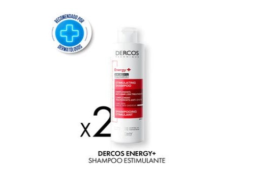 Vichy Combo Dercos Shampoo Estimulante Anticaída x 2