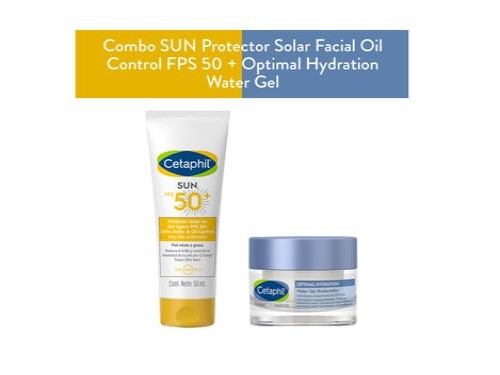 Combo Sun Protector Facial FPS50 ý Gel Optimal Hydration Water