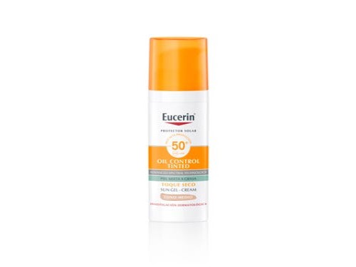 Eucerin Sun Oil Control Tinted FPS 50+ Medio 50ml