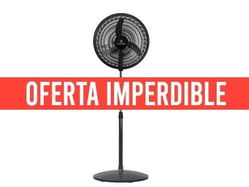 VENTILADOR DE PIE WHITENBLACK W8VP18K