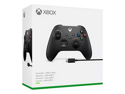 Joystick Inalámbrico Microsoft Xbox Series X|s + Usb-c Black