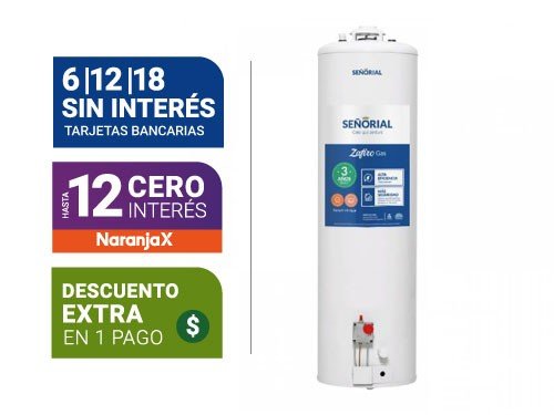 Termotanque Señorial 120L M-Gas Lz 330003 Tt