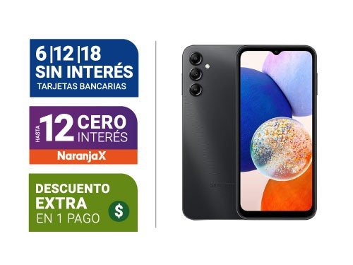 Celular Samsung Galaxy A14 5G 128Gb Sm-A145M Negro