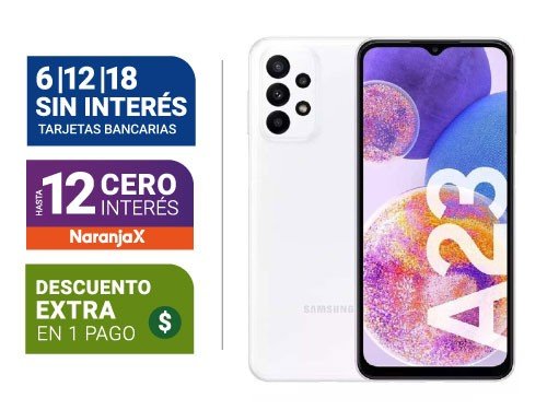 Celular Samsung Galaxy A23 5G Sm-A236M Blanco