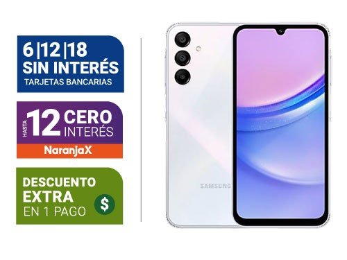 Celular Samsung Galaxy A15 Sm-A155M 128Gb Celeste