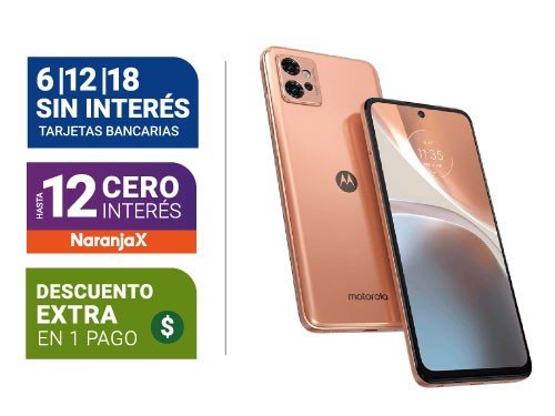 Celular Motorola Moto G32 6Gb Ram + 128Gb Almacenamiento Dorado