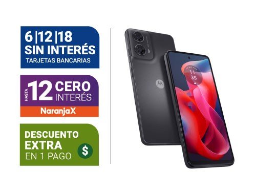 Celular Motorola Moto G24 4+128Gb Gris