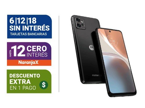 Celular Motorola Moto G32 6Gb Ram + 128Gb Almacenamiento Gris Mineral