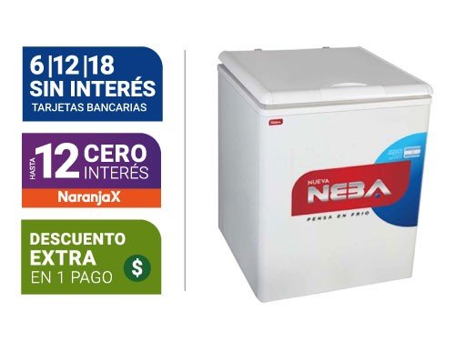 Freezer Horizontal Neba F250 245L Blanco