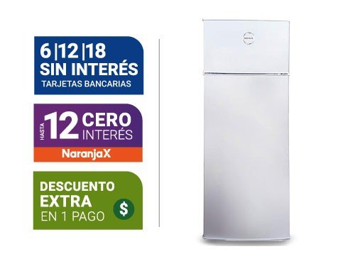 HELADERA CON FREEZER NEBA 239L BCO H240