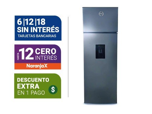 Heladera Con Freezer NEBA H240Y 239L Inox