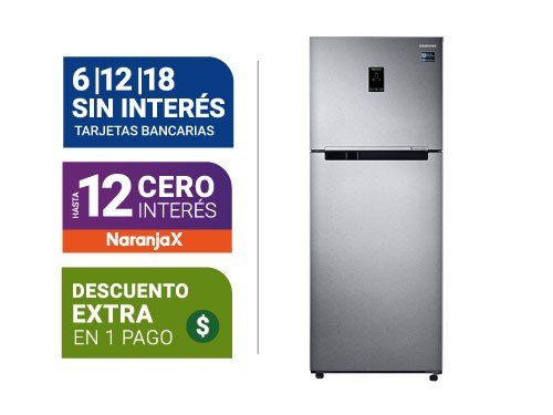 Heladera No Frost Samsung 377Lt Rt-35K5532Sl Inverter Gris