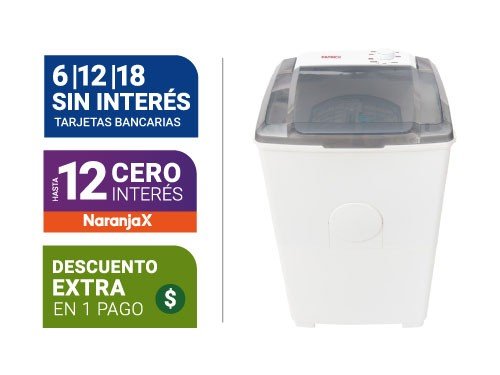 Lavarropas Patrick C/Superior 7 Kg Ltpk79Sb Blanco