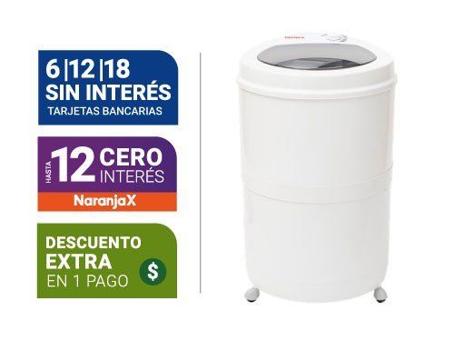 Lavarropa Patrick Lrpk57Sb C/Superior 5 Kg Blanco