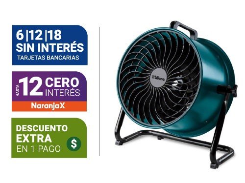 Turbo Liliana Verde 16" Alta Resistencia Vthd16V