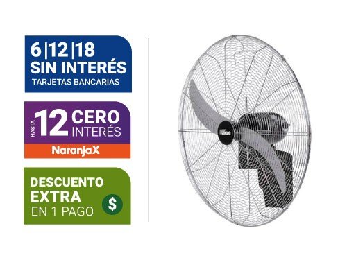 Ventilador Industrial De Pared Liliana Vwi-32 32"