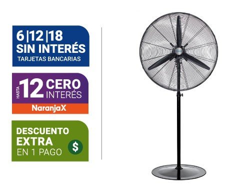 Ventilador De Pie Peabody 30" Pe-Vi300Me