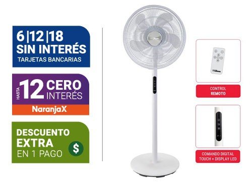 Ventilador De Pie Liliana 16" Vp16D