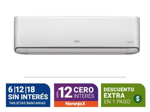 Aire Acondicionado Split Bgh Bs35Wcat Frio/Calor 3300 Watts