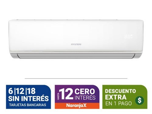 Aire Acondicionado Split Hyundai HY9-3200FC Frio/Calor 3224 Watts