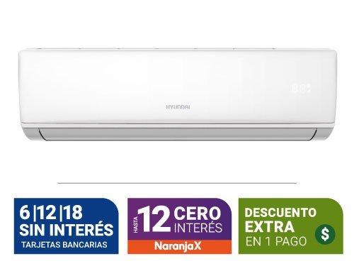 Aire Acondicionado Split Hyundai Hy8-6000Fc Frio/Calor 6400Watts